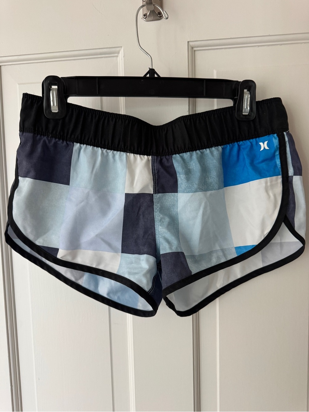 Hurley Women's Black, Blue & White surf shorts